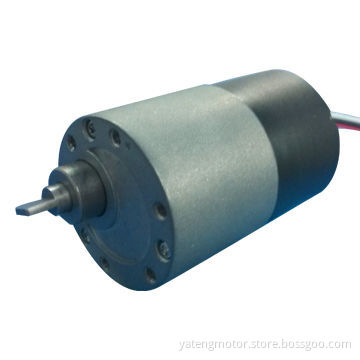 Geared motor with low temperature rise, insulation class B